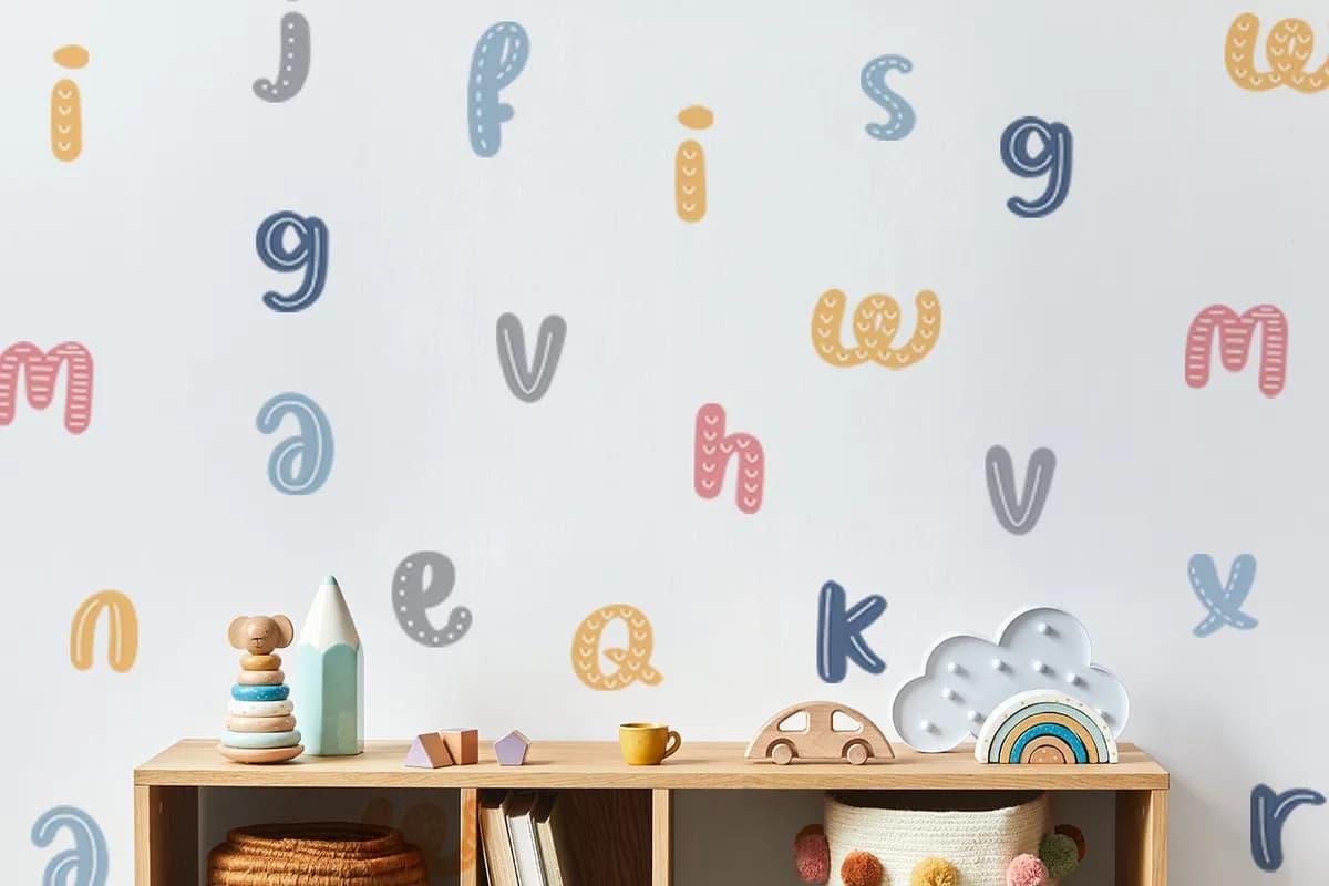 Vzdelávacie nálepky na stenu. Domácej izby – Samolepiace dekorácie na stenu