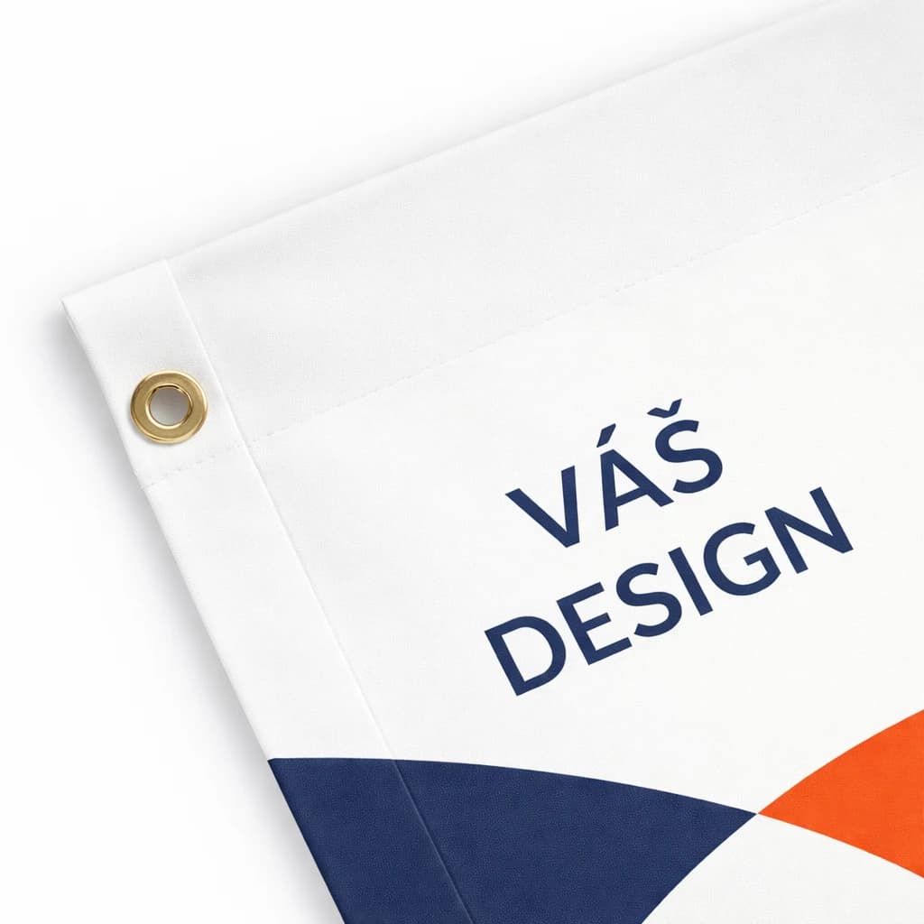 Vlajka s očkami a tunelom