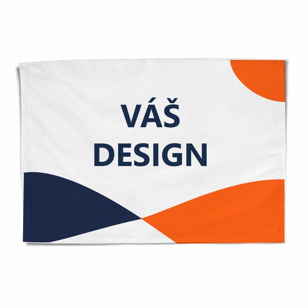 Vlajka šitá po obvode