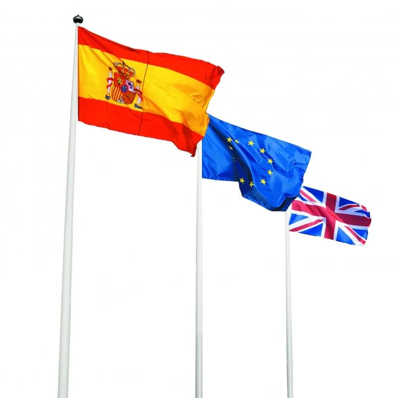 6-metrový inštitucionálny hliníkový stožiar